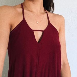 Francesca’s Red Wine VNeck Tank